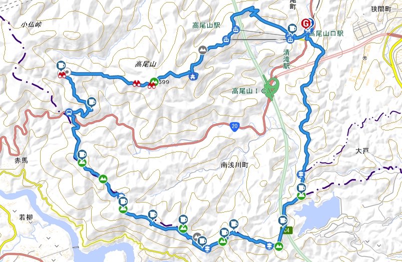 ハートルート！ 南高尾セブンサミッツ - さささんぽ