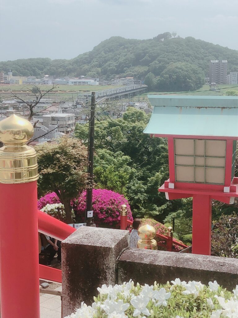 織姫神社からの渡良瀬橋