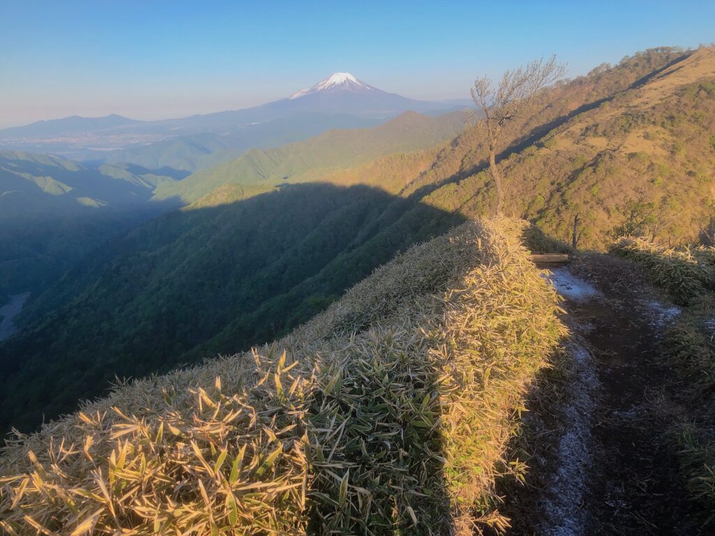 蛭ヶ岳へ向かって出発