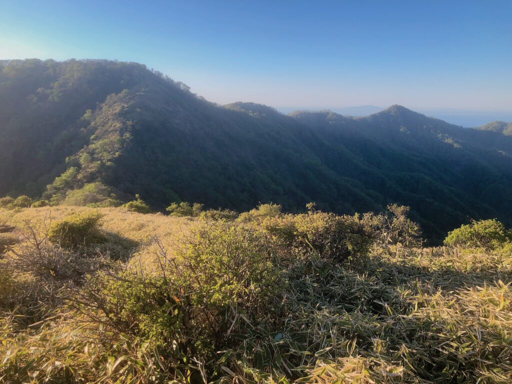 振り返ると丹沢山