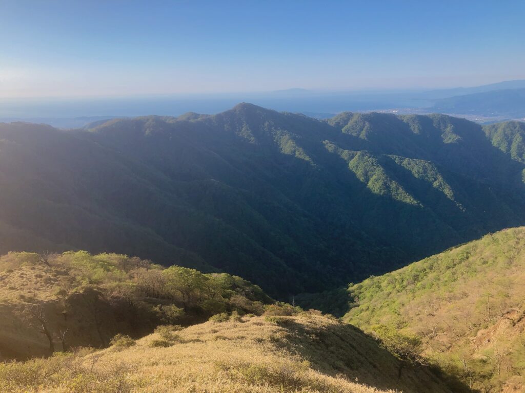 塔ノ岳がだいぶ遠くなりました