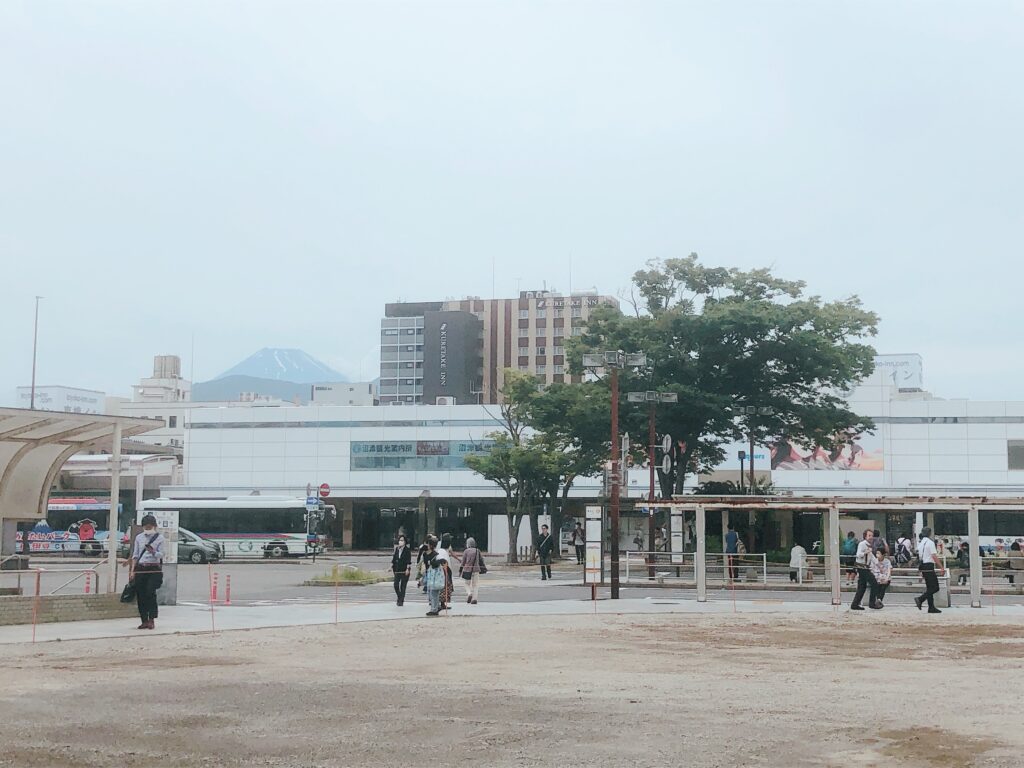 富士山が見えます