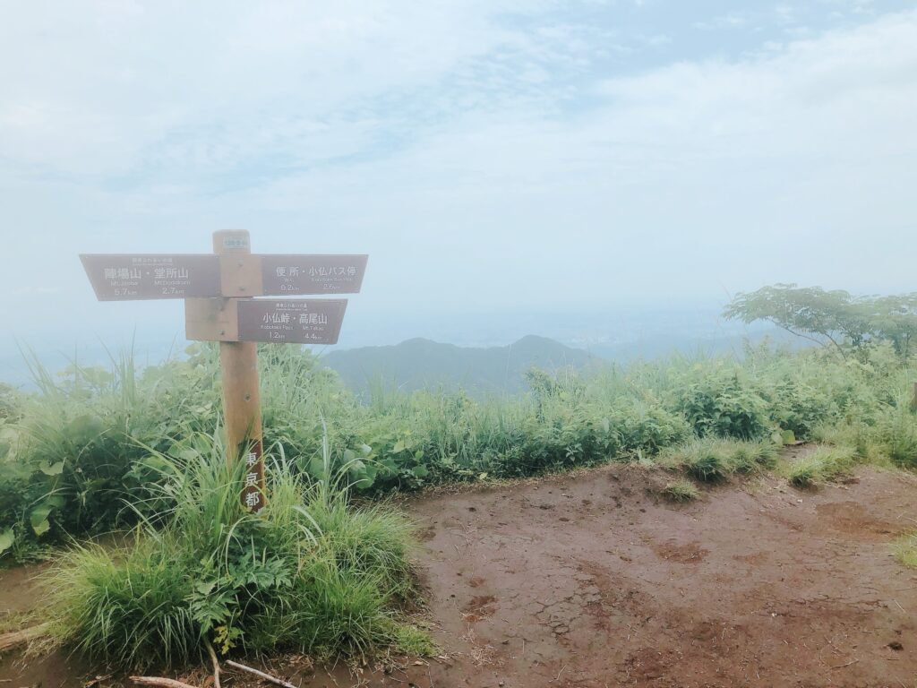 景信山に到着