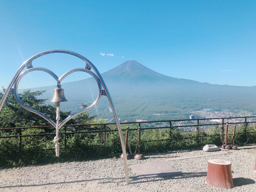 天上山（カチカチ山）からの富士山