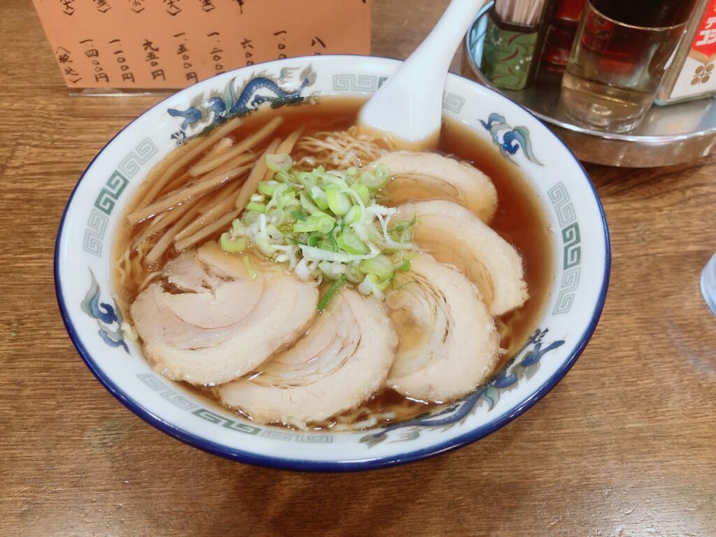 大盛チャーシュー麺を注文