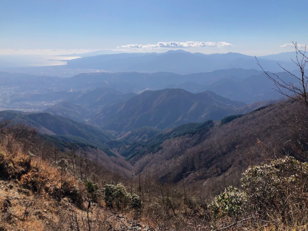 箱根や伊豆半島も見えます