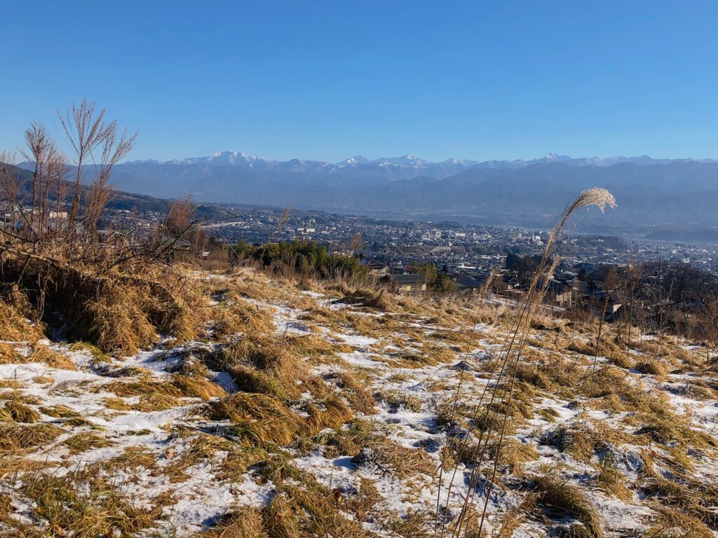 すでに絶景の南アルプス