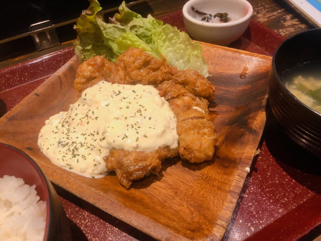 宮崎といえばチキン南蛮ですね
宮崎風土 あっぱれ食堂