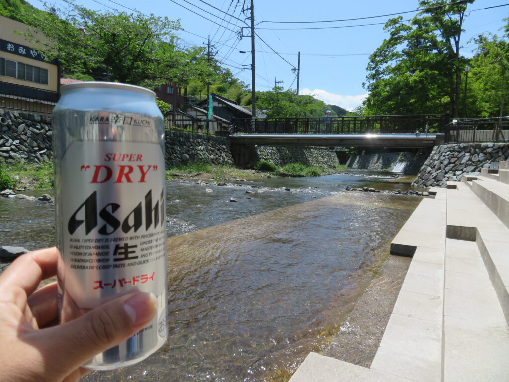 下山後のビールが最高🍺