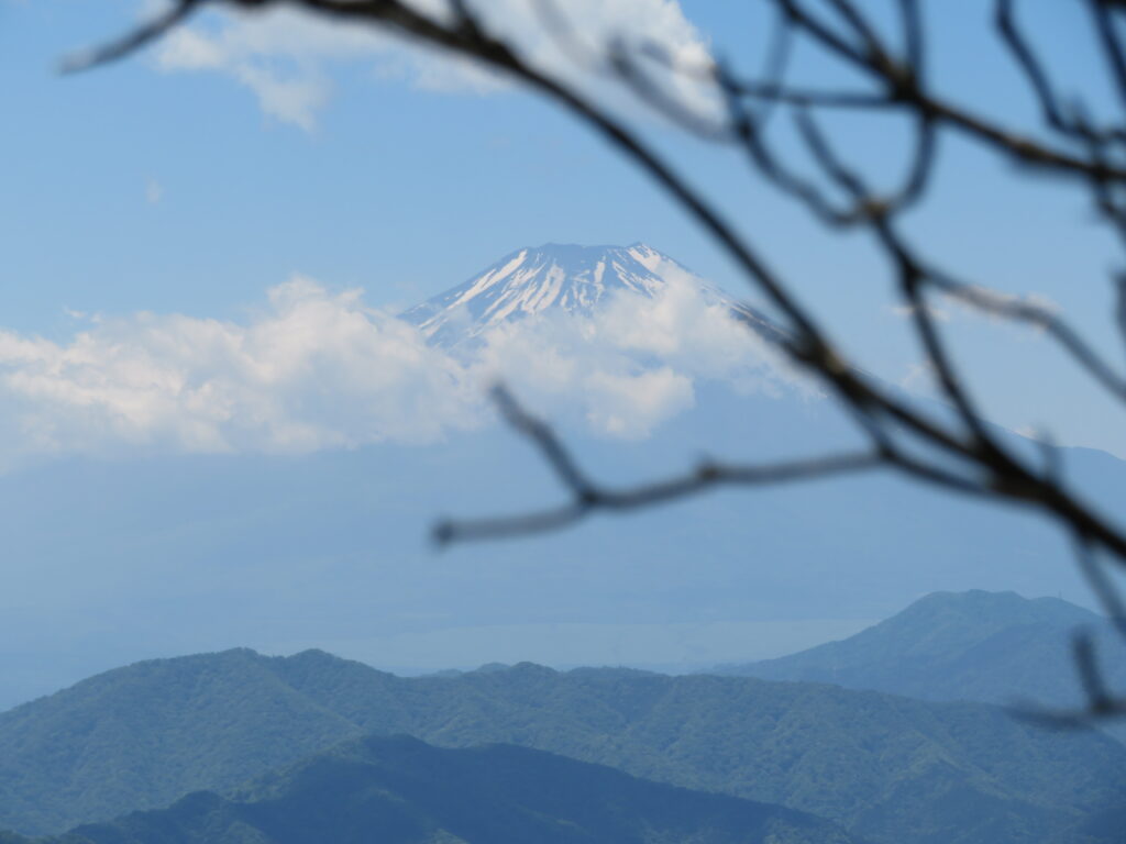 ずっと富士山を見ながら歩けます