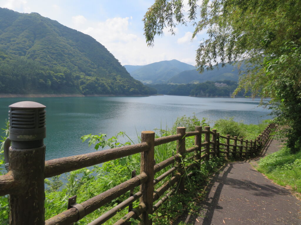 気持ちのいい自然歩道が続きます