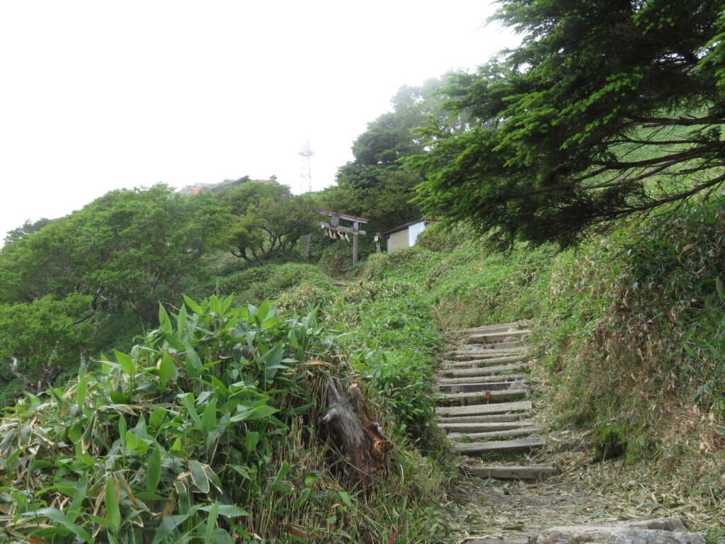 山頂まであと少し