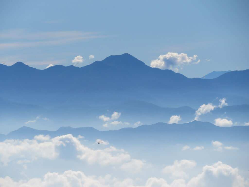 また聖岳を撮ってしまう