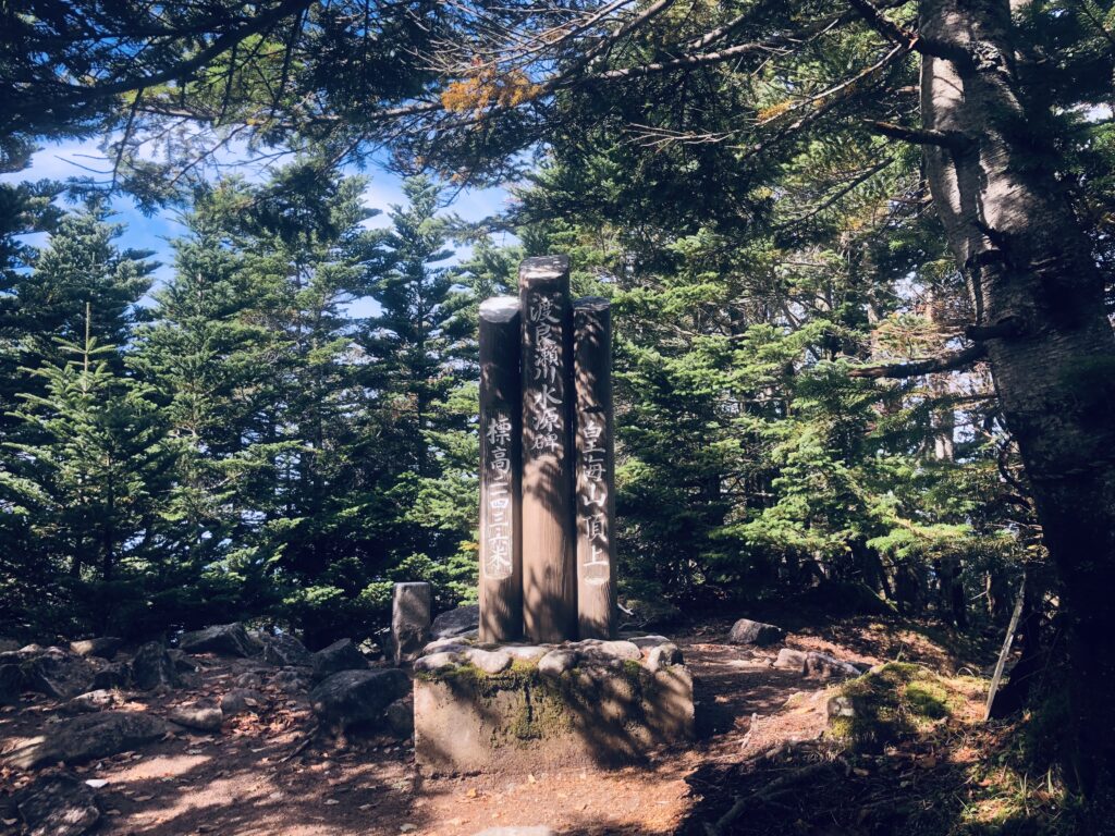 10時
皇海山山頂に到着！！！
8時間もかかりました……