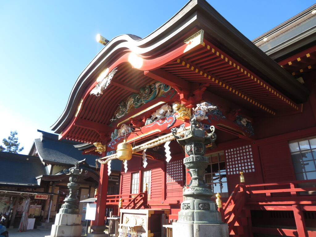 御岳山の山頂!
御岳山神社があります