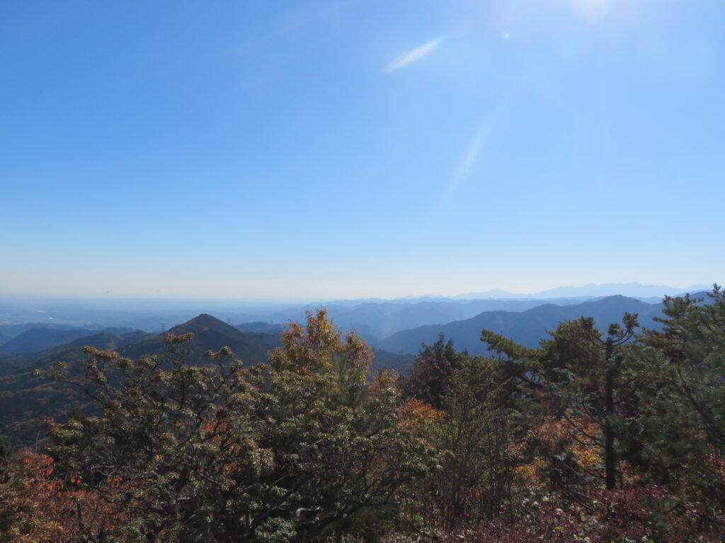 山頂からの景色