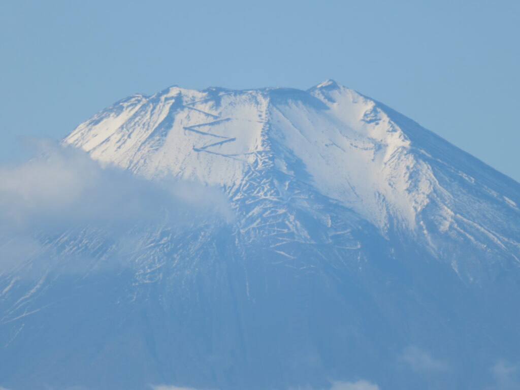 富士山にズームイン