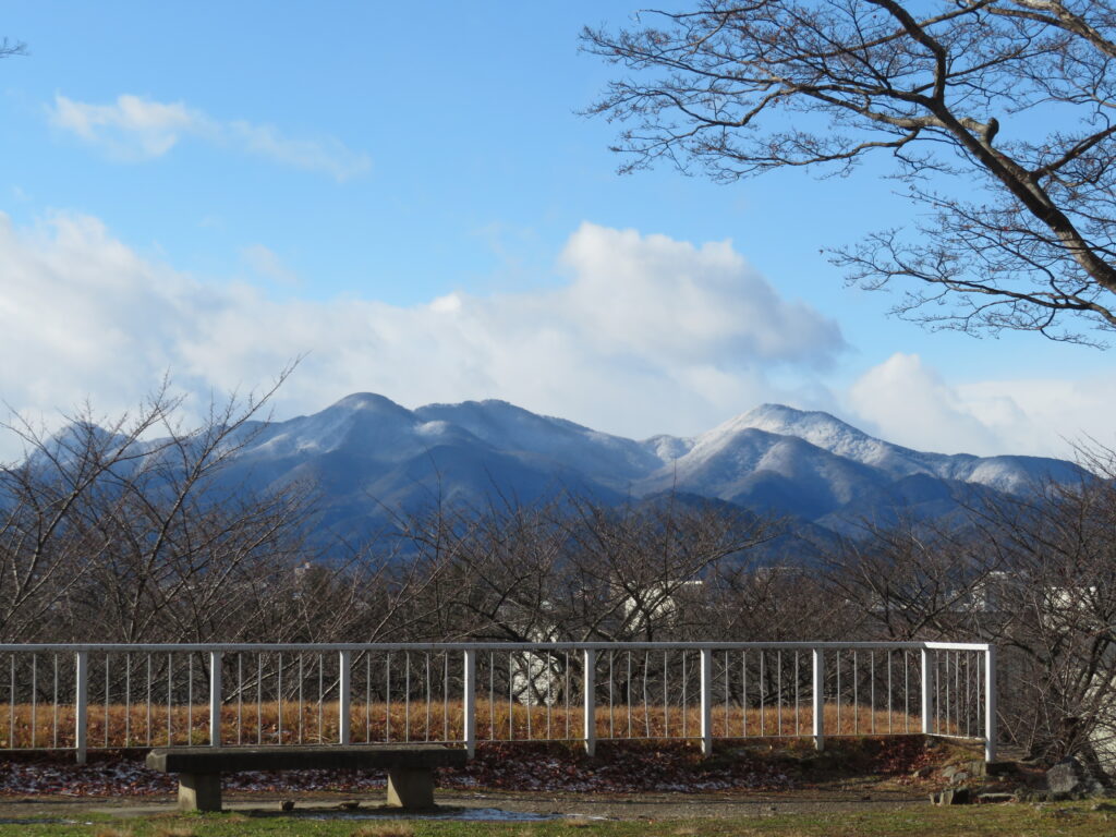 山の景色が美しい