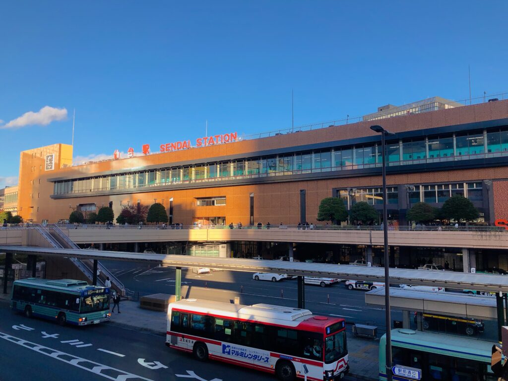 仙台駅に到着