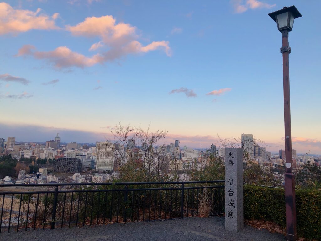 伊達政宗公も眺める仙台の景色