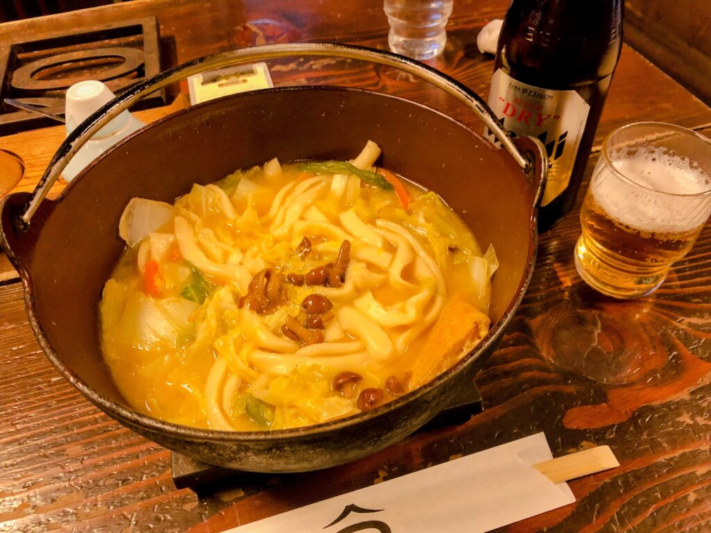 ほうとう鍋！
美味しかったです😄