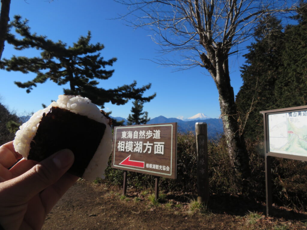 富士山を眺めながらランチ