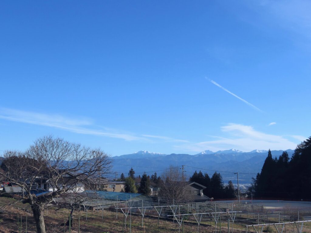 南アルプスが最高に綺麗です✨