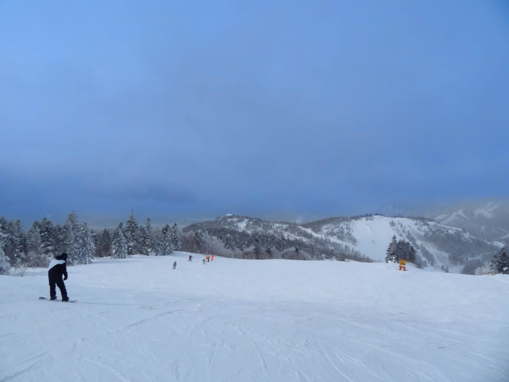 天気が良いうちに寺子屋スキー場に来ました
最高の景色です！