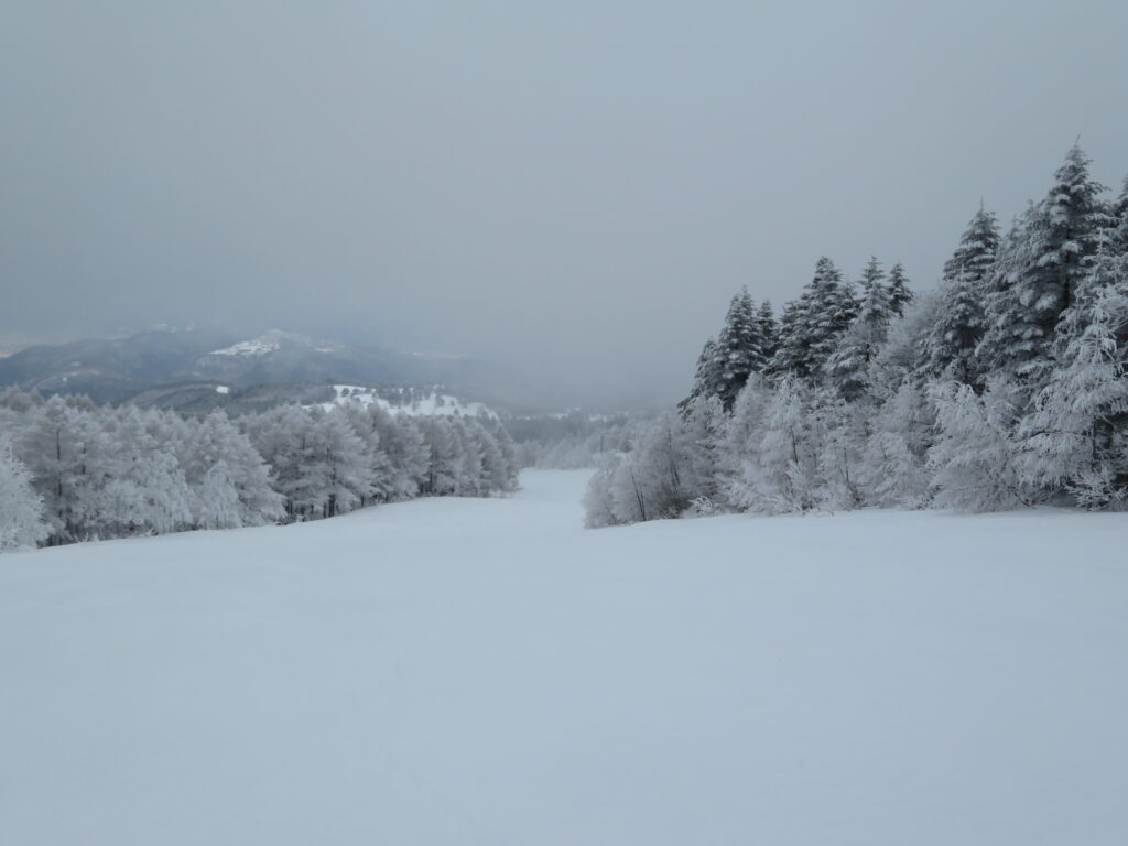 黒姫スーパージャイアント
黒姫まで下りてくると景色が良くなってきました