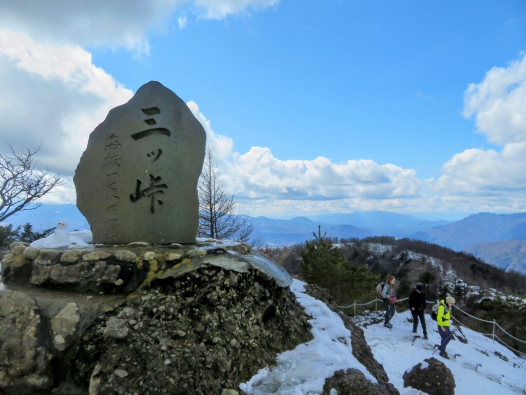 山頂到着！
富士山は雲の中😭