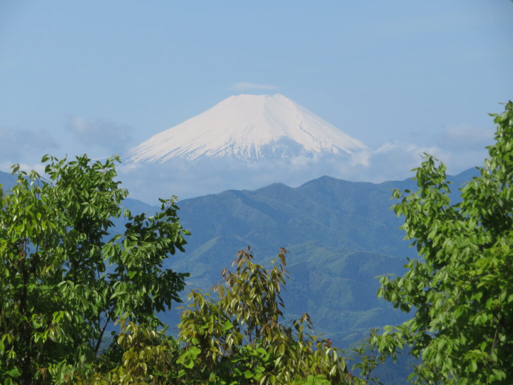 一丁平に到着
見事な富士山！