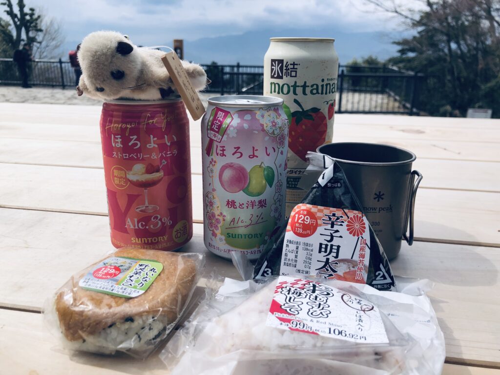 テーブル席でお花見🌸