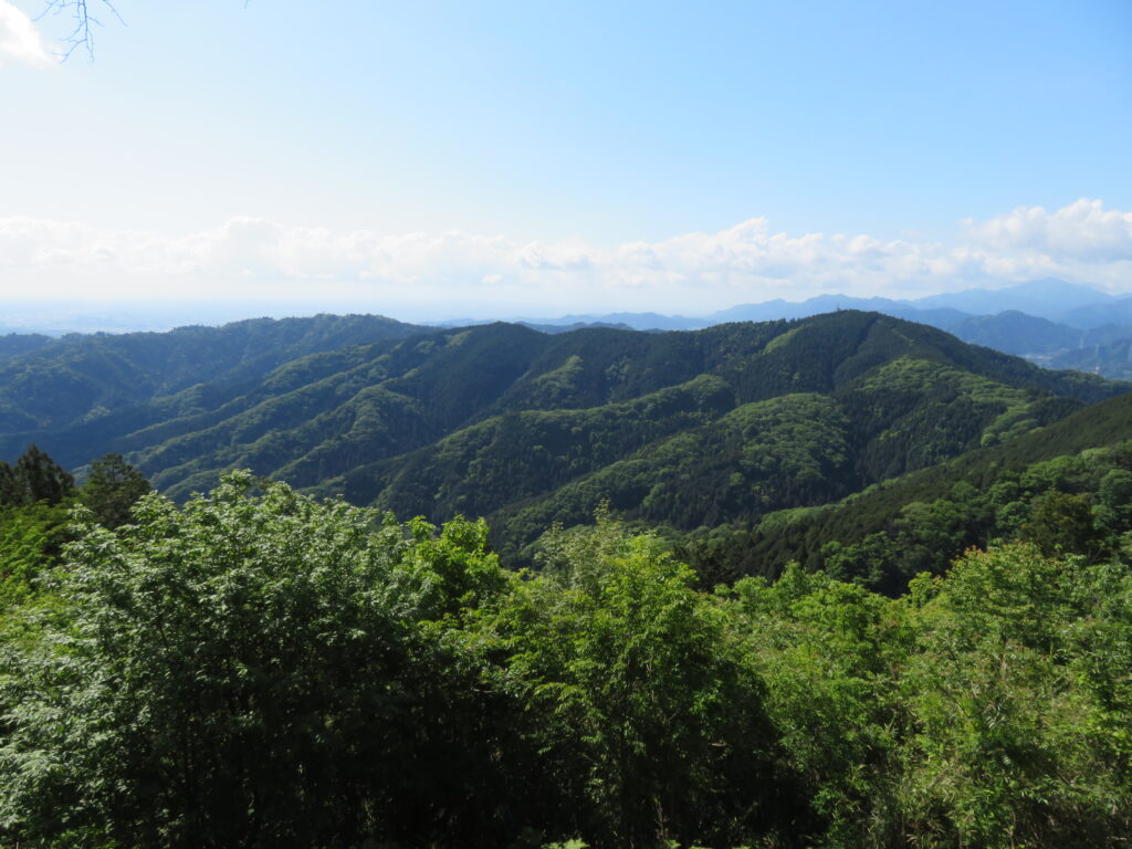 小仏城山から高尾山への稜線