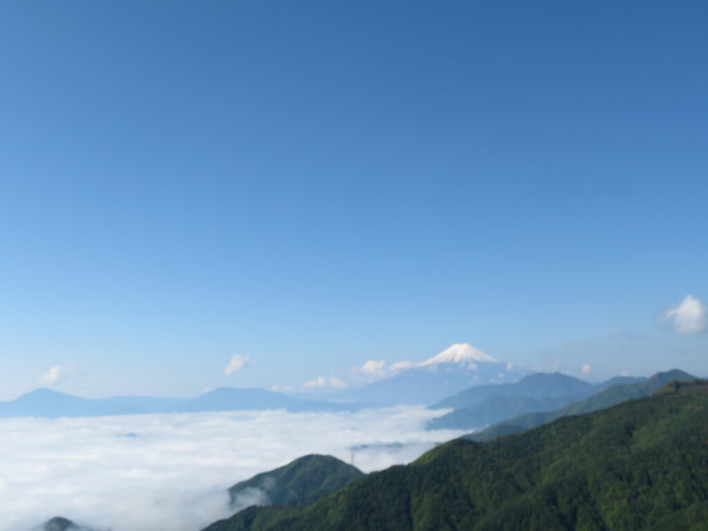 姥子山からの富士山