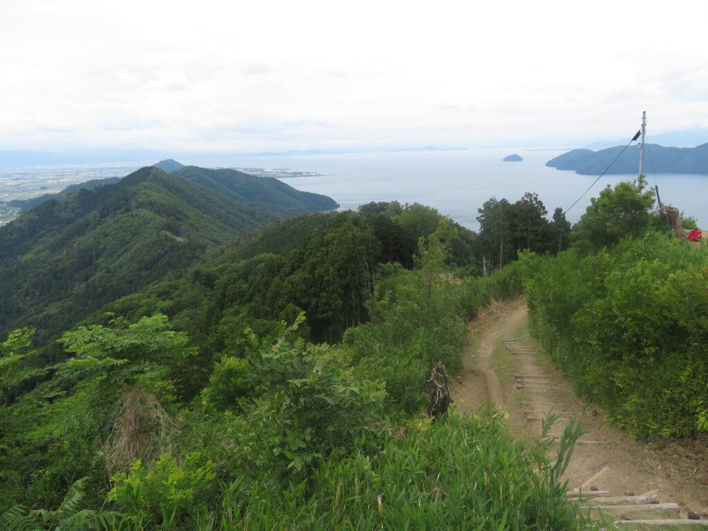 琵琶湖を見渡せます
素晴らしい風景です！