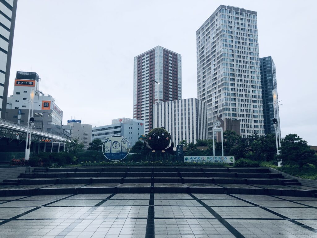 浜松駅で途中下車
北口の風景