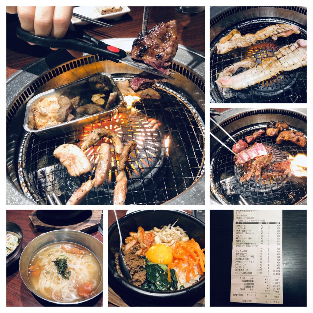 焼肉最高😄
2人で61品も食べました！