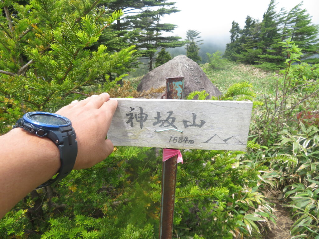 神坂山の山頂