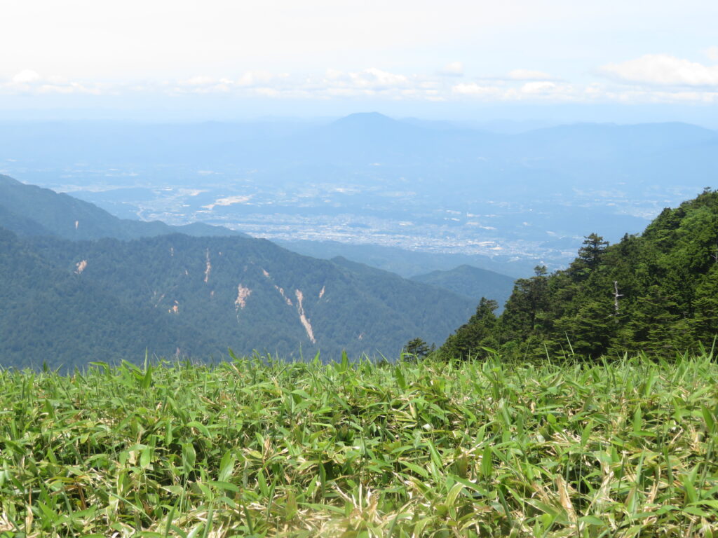 中津川の街並みかな？