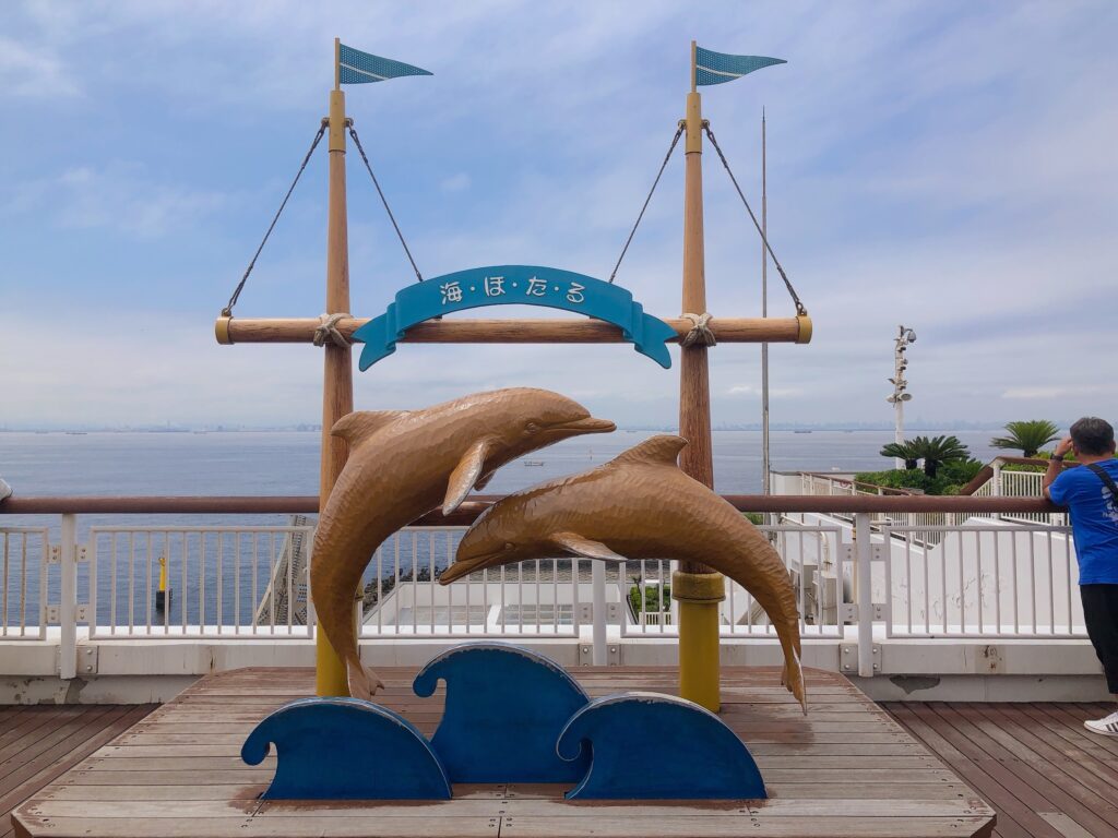 東京湾アクアラインで「海ほたる」まで来ました