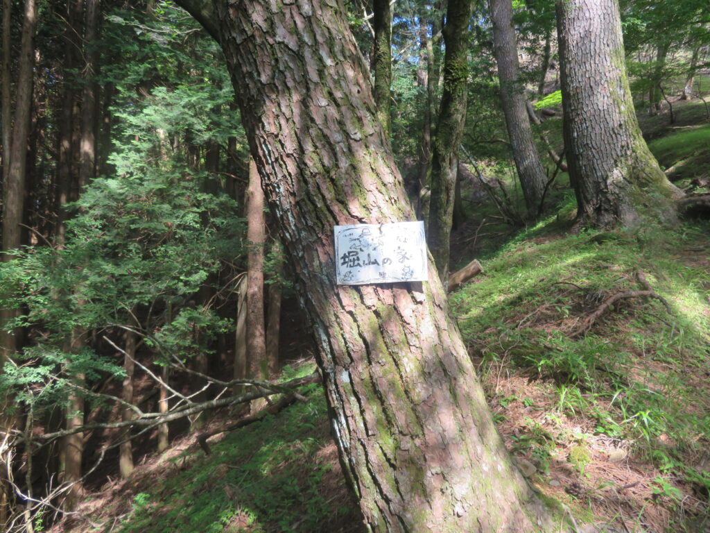 堀山の家の看板がまだありました!
懐かしいです