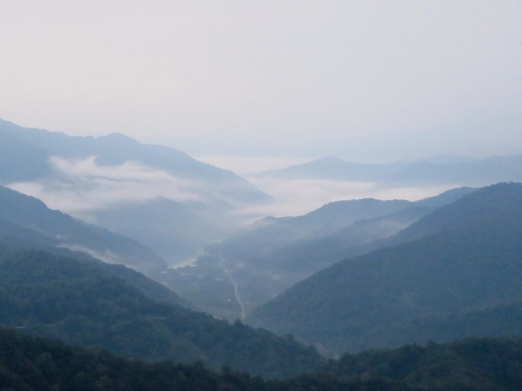 幻想的な雲滝が見れました🥰
