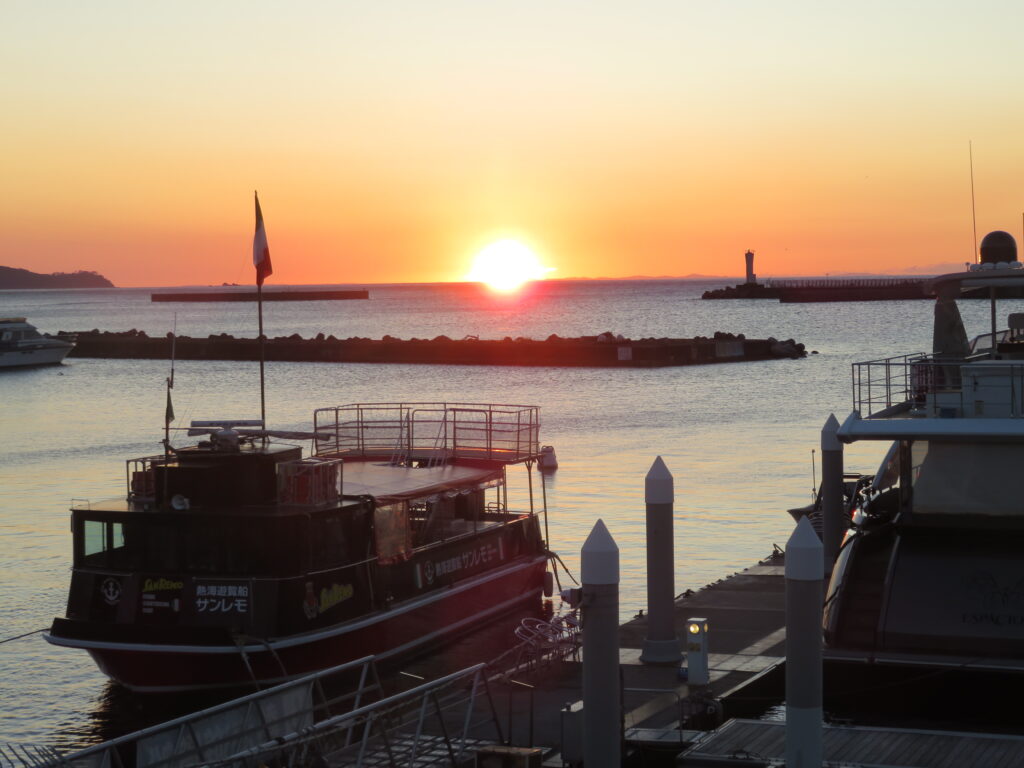 (昨年の写真)
綺麗な日の出を見ることができます🥰