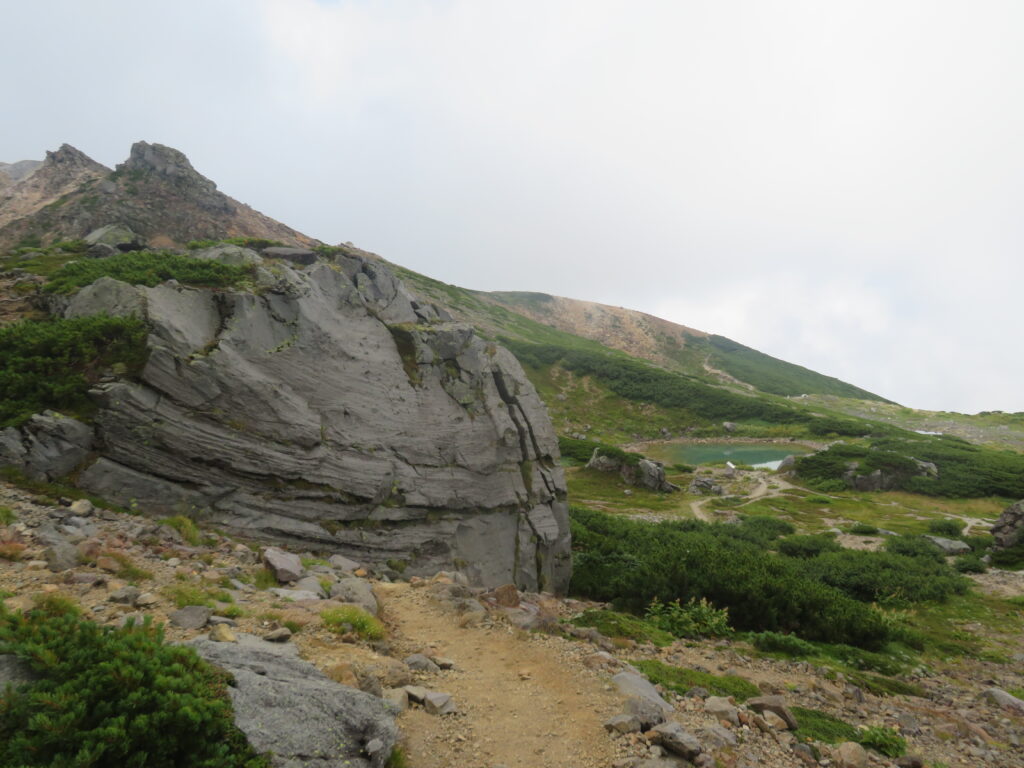 すごく大きな岩
5m以上あるのでは