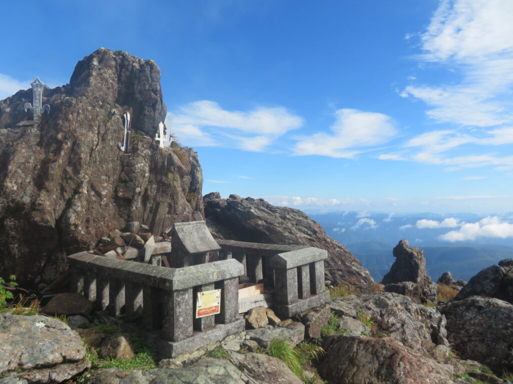 天気が良くて最高の山頂です！
