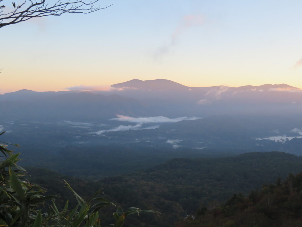昨日登った吾妻山