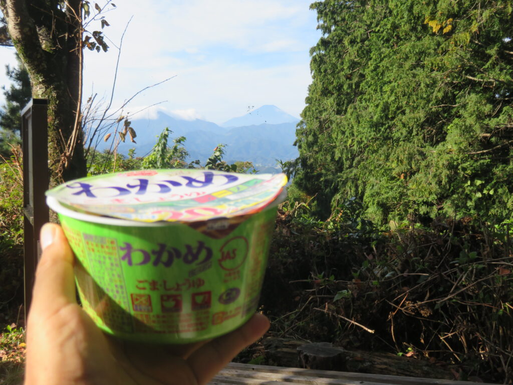 いつもの場所でいつもの朝食