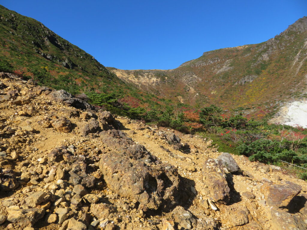 このコースは紅葉が最高でした！