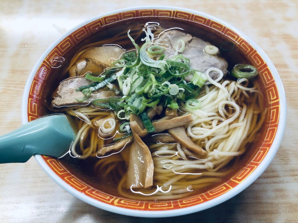 大好きな飯田ラーメン
飯田市役所近くの「東中軒」
